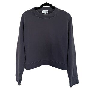 Varley Women's Cropped Crewneck Grey Sweatshirt Size Medium